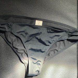 black bikini bottom size m